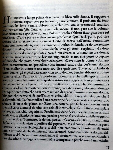 IL SECONDO SESSO: I FATTI E I MITI