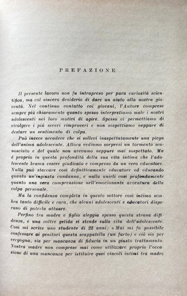 IL SENTIMENTO DI COLPA NEGLI ADOLESCENTI: STUDIO PER UNA PSICOLOGIA …