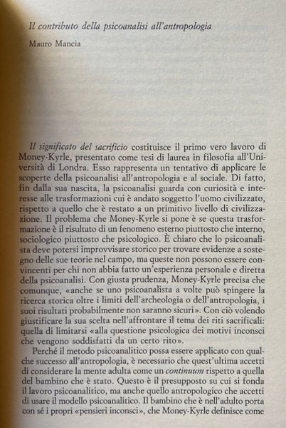 IL SIGNIFICATO DEL SACRIFICIO. CON UN SAGGIO INTRODUTTIVO DI MAURO …