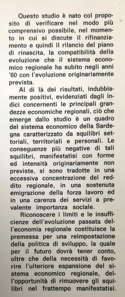 IL SISTEMA ECONOMICO DELLA SARDEGNA. ANALISI DI ALCUNI DATI SULLE …