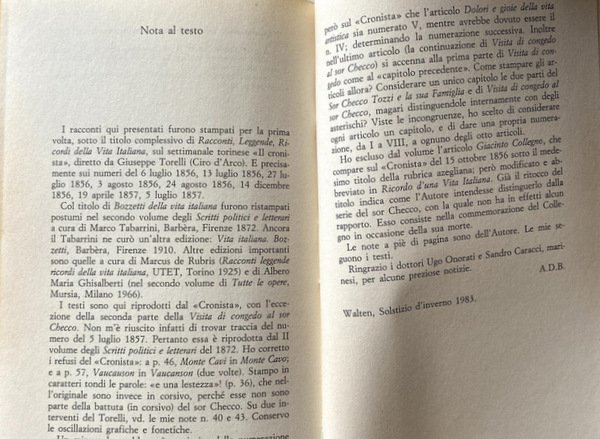 IL SOR CHECCO TOZZI. RACCONTI ROMANI. A CURA DI ARNALDO …