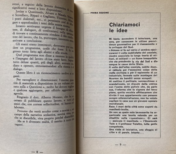 IL SUD, UN MONDO DA SCOPRIRE. ANTOLOGIA A TEMA PER …