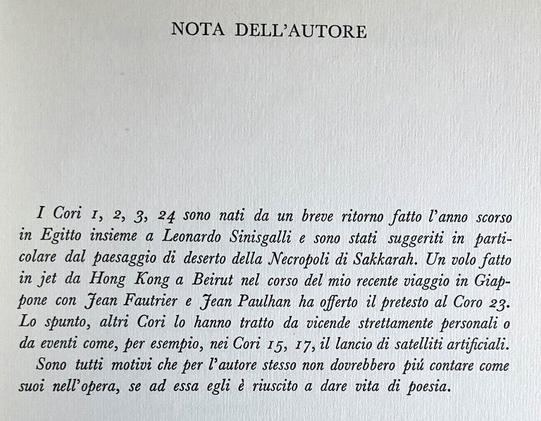 IL TACCUINO DEL VECCHIO. CON TESTIMONIANZE DI AMICI STRANIERI DEL …