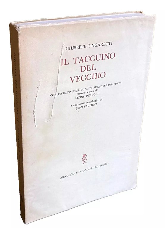 IL TACCUINO DEL VECCHIO. CON TESTIMONIANZE DI AMICI STRANIERI DEL …