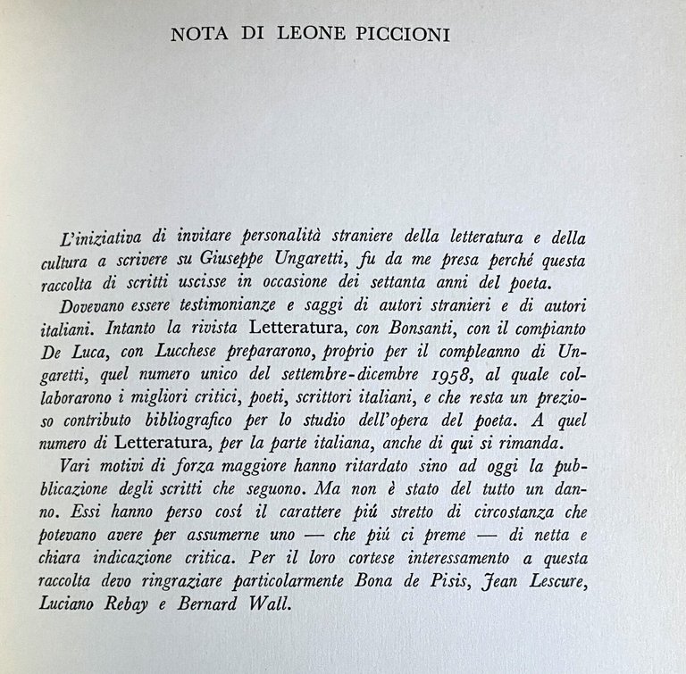 IL TACCUINO DEL VECCHIO. CON TESTIMONIANZE DI AMICI STRANIERI DEL …