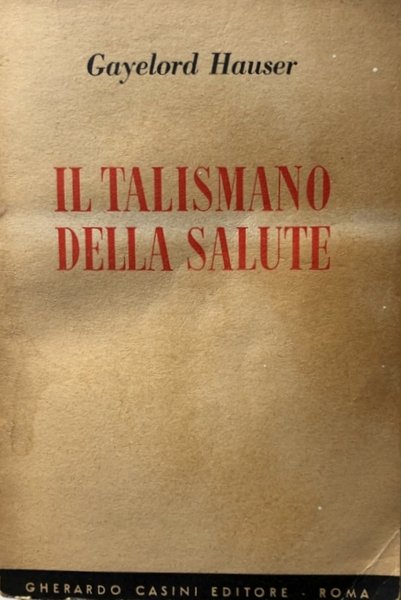 IL TALISMANO DELLA SALUTE