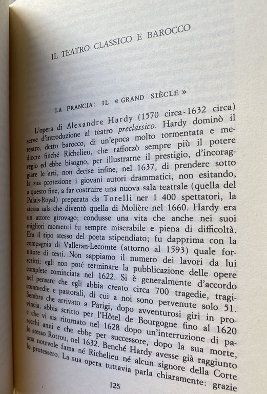 IL TEATRO DALLE ORIGINI AI NOSTRI GIORNI