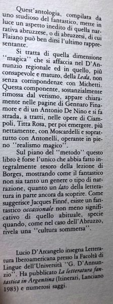 IL TESORO DEI POVERI. L'ABRUZZO FANTASTICO DA D'ANNUNZIO A FLAIANO. …