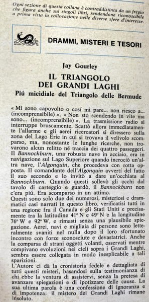 IL TRIANGOLO DEI GRANDI LAGHI. PIÙ MICIDIALE DEL TRIANGOLO DELLE …