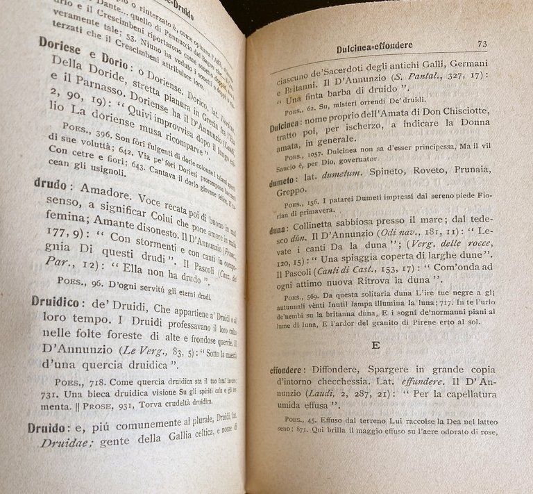 IL VOCABOLARIO CARDUCCIANO CON DUE APPENDICI AI VOCABOLARII DANNUNZIANI E …