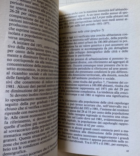 IL VOLTO STATISTICO DELL'ITALIA 1861-1981. USO E ABUSO DELLA STATISTICA …