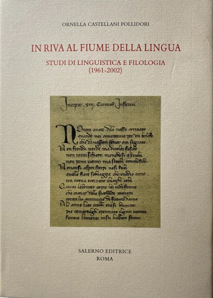 IN RIVA AL FIUME DELLA LINGUA. STUDI DI LINGUISTICA E …