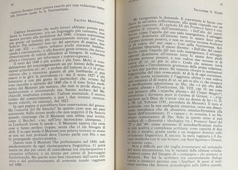 INCHIESTA SULLA VENTISETTANA: UN PROBLEMA MANZONIANO. A CURA DI CLAUDIO …