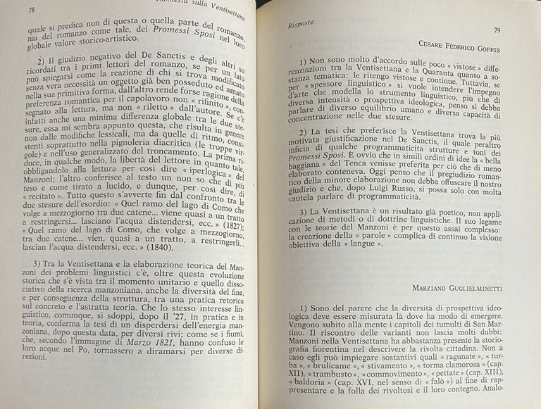 INCHIESTA SULLA VENTISETTANA: UN PROBLEMA MANZONIANO. A CURA DI CLAUDIO …