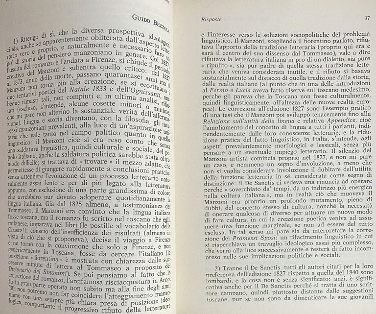 INCHIESTA SULLA VENTISETTANA: UN PROBLEMA MANZONIANO. A CURA DI CLAUDIO …
