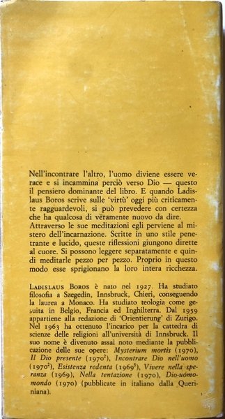 INCONTRARE DIO NELL'UOMO. MEDITAZIONI TEOLOGICHE