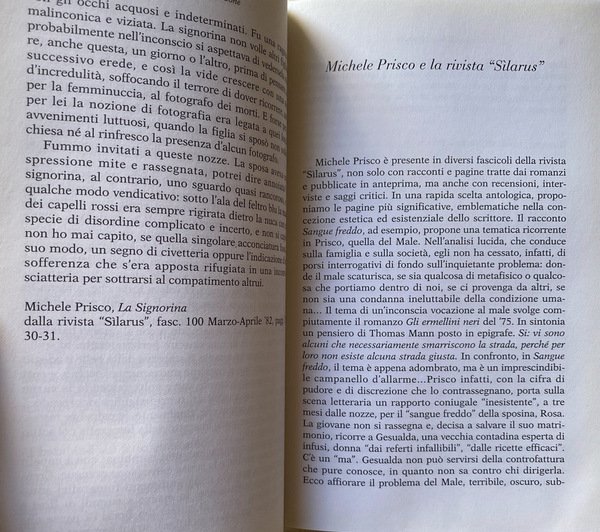 INCONTRO CON L'AUTORE MICHELE PRISCO