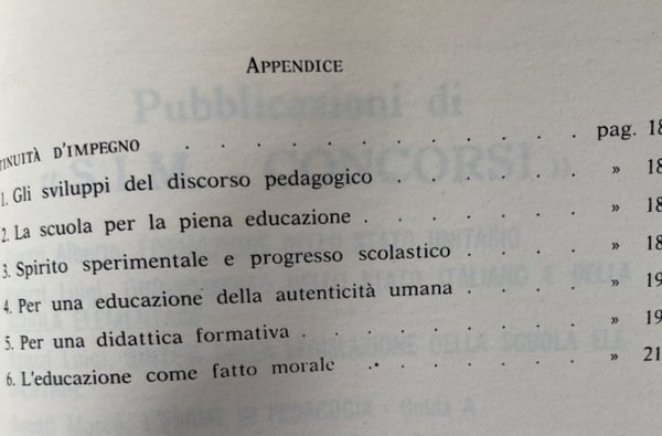 INDAGINE DI VERIFICA DEI PROGRAMMI DIDATTICI PER LA SCUOLA PRIMARIA