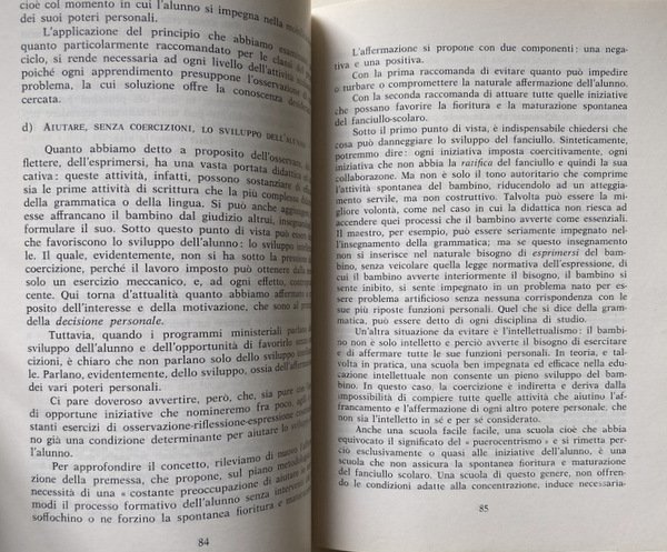 INDAGINE DI VERIFICA DEI PROGRAMMI DIDATTICI PER LA SCUOLA PRIMARIA