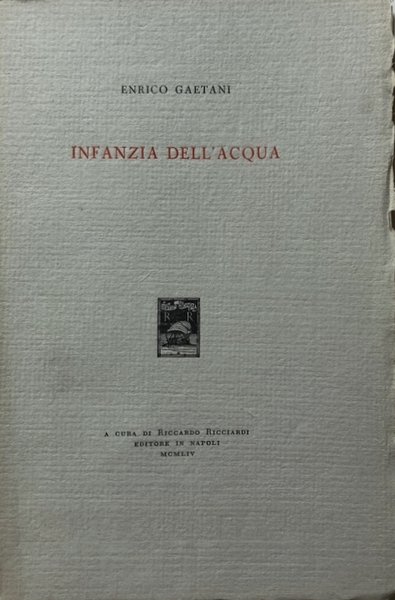 INFANZIA DELL'ACQUA