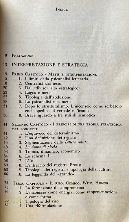INTERPRETAZIONE E STRATEGIA