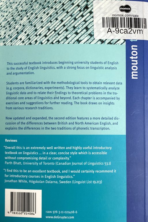 INTRODUCTION TO ENGLISH LINGUISTICS | Immagine Gallery 3