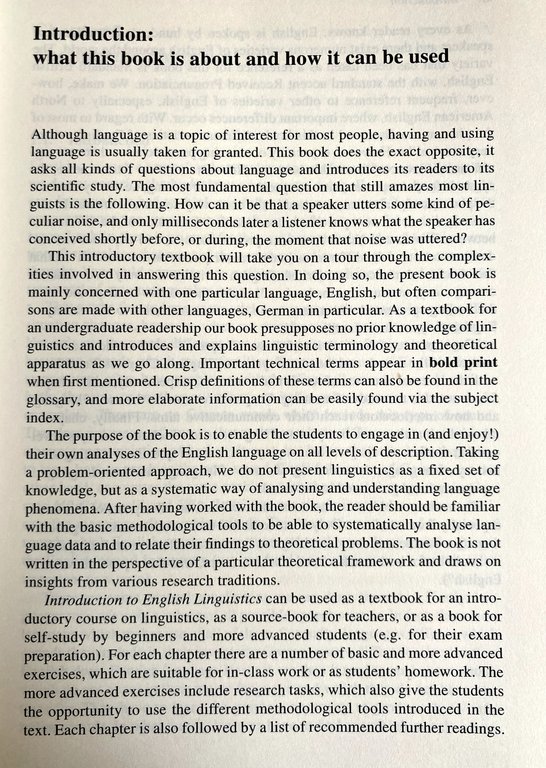 INTRODUCTION TO ENGLISH LINGUISTICS | Immagine Gallery 7