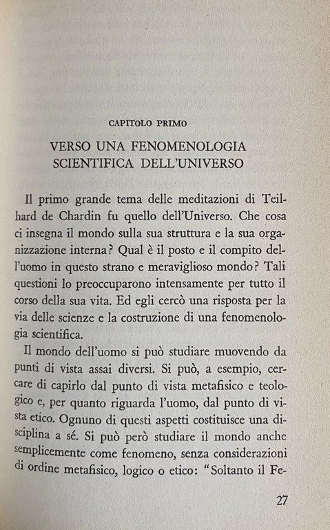 INTRODUZIONE A TEILHARD DE CHARDIN