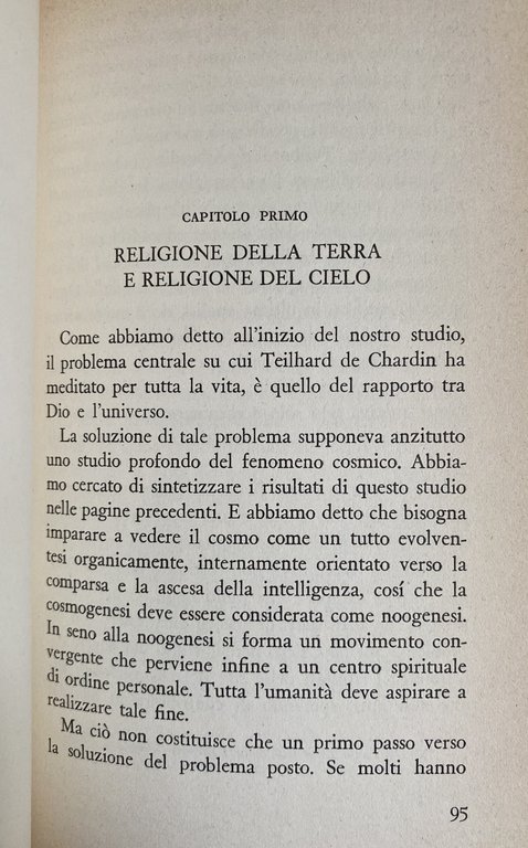 INTRODUZIONE A TEILHARD DE CHARDIN