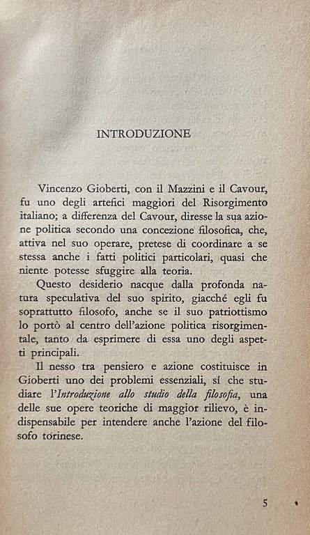 INTRODUZIONE ALLA FILOSOFIA