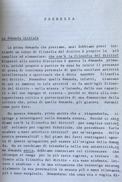 INTRODUZIONE ALLA FILOSOFIA DEL DIRITTO