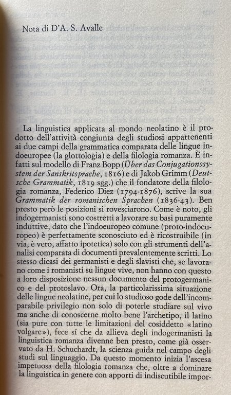 INTRODUZIONE ALLA LINGUISTICA ROMANZA