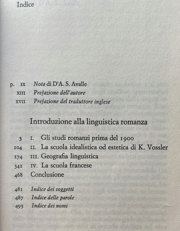 INTRODUZIONE ALLA LINGUISTICA ROMANZA