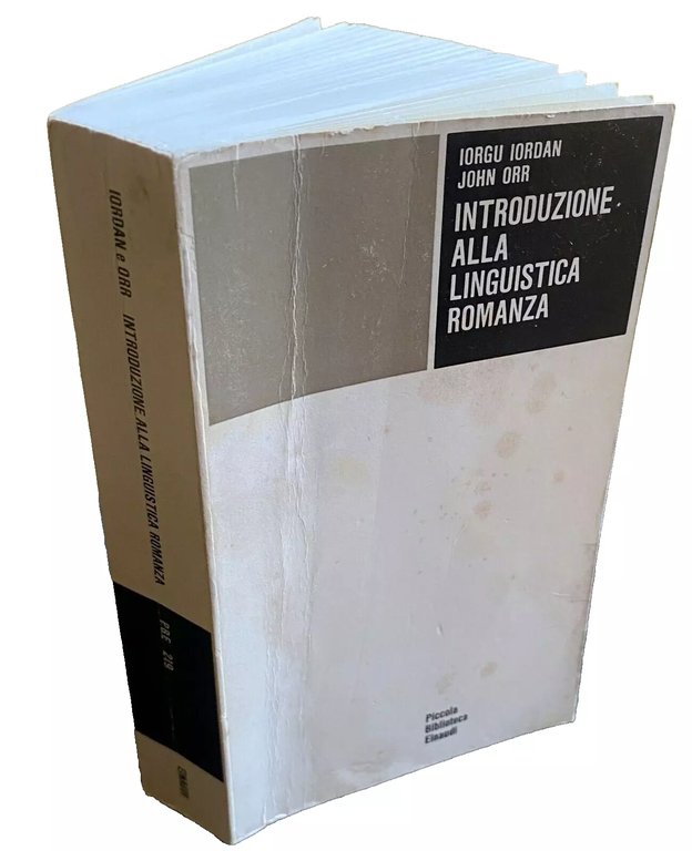 INTRODUZIONE ALLA LINGUISTICA ROMANZA