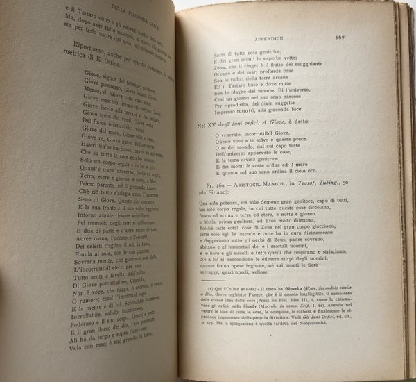 INTRODUZIONE ALLA STORIA DELLA FILOSOFIA GRECA E APPENDICE DI TESTI …