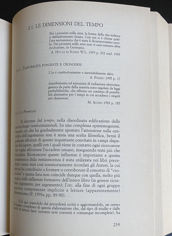 INTRODUZIONE ALLE ANTROPOLOGIE TRASFORMAZIONALI