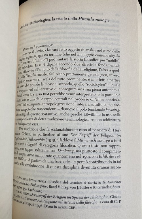 IO CON TU. KARL LÖWITH E LA POSSIBILITÀ DI UNA … | Immagine Gallery 16