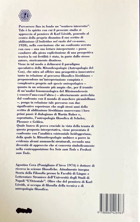 IO CON TU. KARL LÖWITH E LA POSSIBILITÀ DI UNA … | Immagine Gallery 3