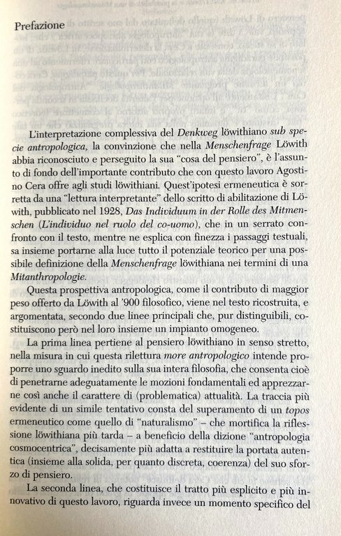 IO CON TU. KARL LÖWITH E LA POSSIBILITÀ DI UNA … | Immagine Gallery 7