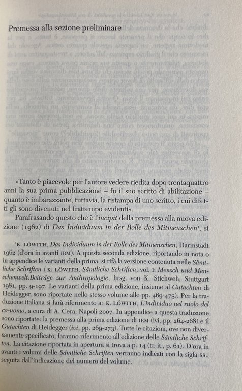 IO CON TU. KARL LÖWITH E LA POSSIBILITÀ DI UNA … | Immagine Gallery 9