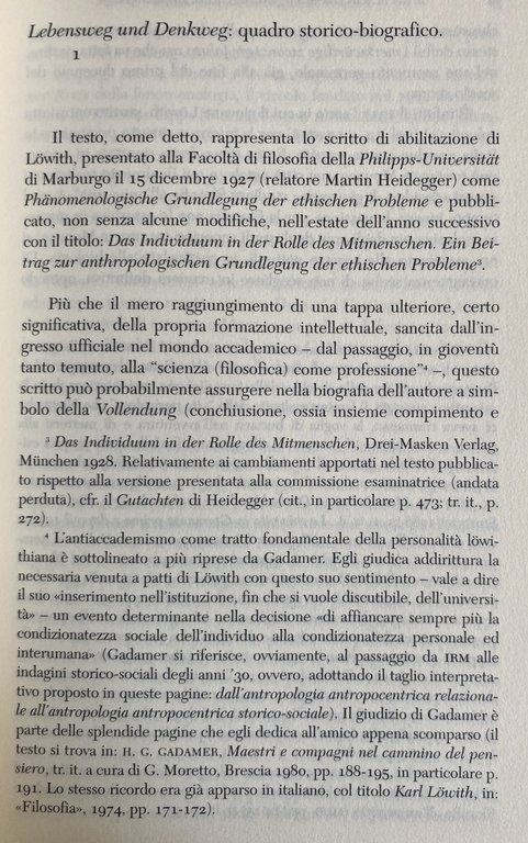 IO CON TU. KARL LÖWITH E LA POSSIBILITÀ DI UNA … | Immagine Gallery 10