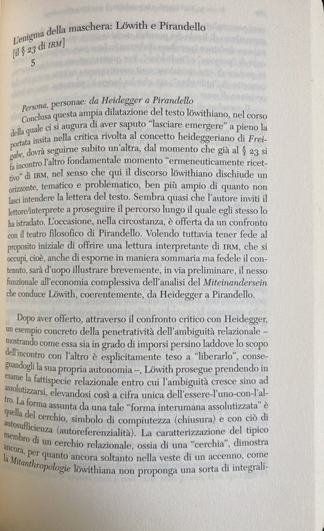 IO CON TU. KARL LÖWITH E LA POSSIBILITÀ DI UNA … | Immagine Gallery 12