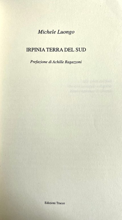 IRPINIA TERRA DEL SUD