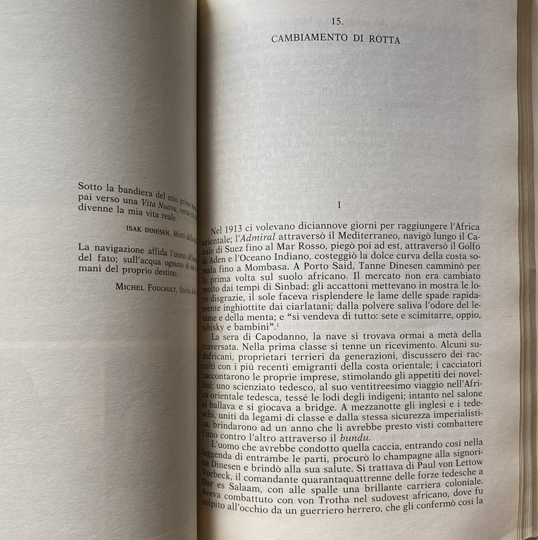 ISAK DINESEN: LA VITA DI KAREN BLIXEN