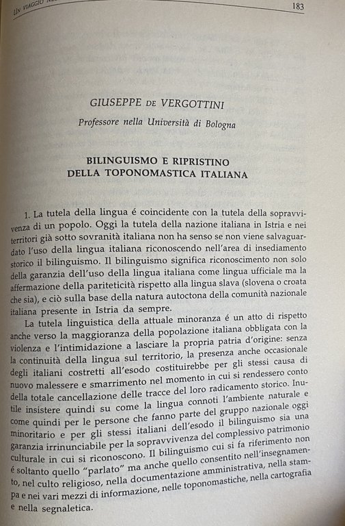 ISTRIA E DALMAZIA. UN VIAGGIO NELLA MEMORIA. ATTI DEL CONVEGNO …