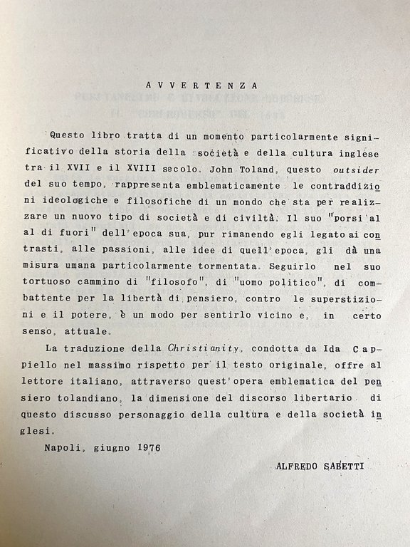 JOHN TOLAND, UN IRREGOLARE DELLA SOCIETÀ E DELLA CULTURA INGLESE … | Immagine Gallery 4