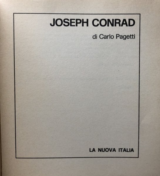 JOSEPH CONRAD