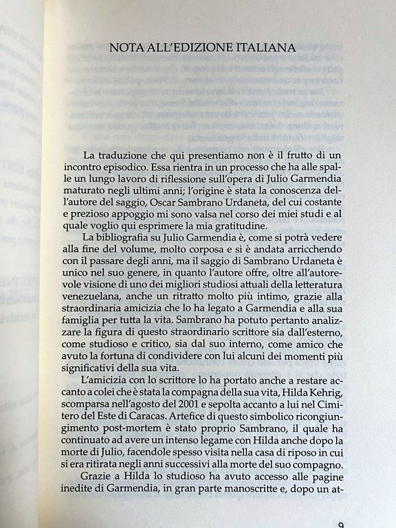 JULIO GARMENDIA: L'UOMO E LO SCRITTORE | Immagine Gallery 9