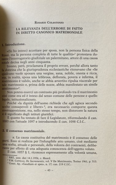 JUS ET MUNERA. STUDI DI DIRITTO CANONICO ED ECCLESIASTICO IN …