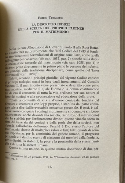 JUS ET MUNERA. STUDI DI DIRITTO CANONICO ED ECCLESIASTICO IN …